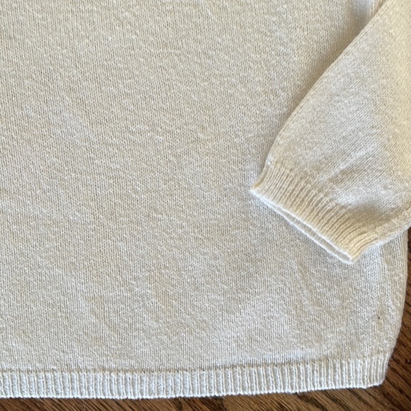 H&M Long sleeve Pullover Aztec print White Sweater - Picture 5 of 6